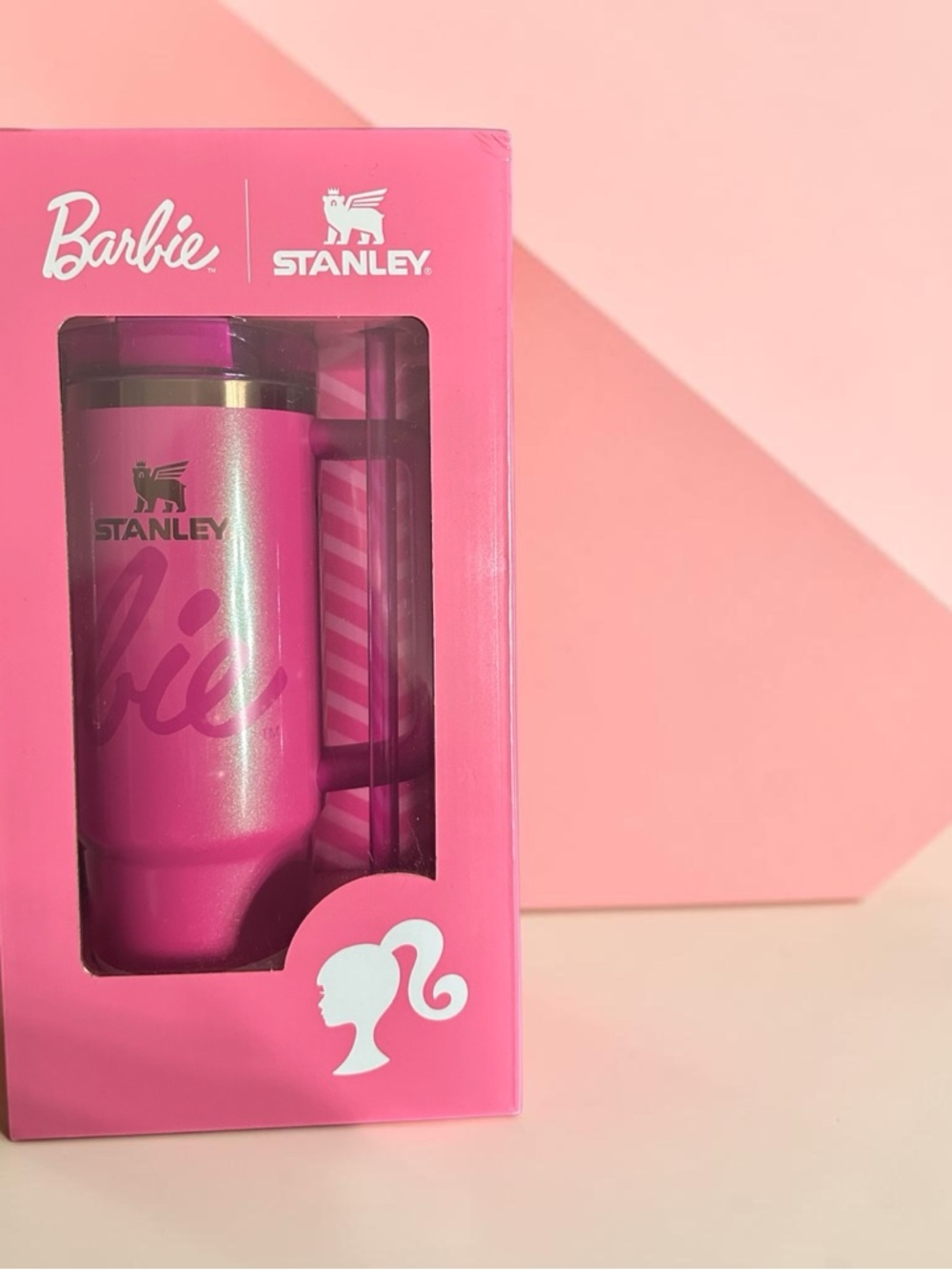 Stanley Pink Barbie Insulated Travel Tumbler